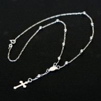 Colar de Prata 925 Terço Colar de Prata 925 Terço