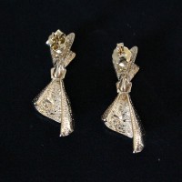 Earring Semi Jewelry Gold Plated